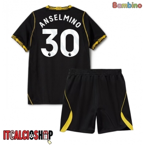 Chelsea Aaron Anselmino #30 Seconda Maglia Bambino 2026-27 Manica Corta (+ Pantaloni corti)